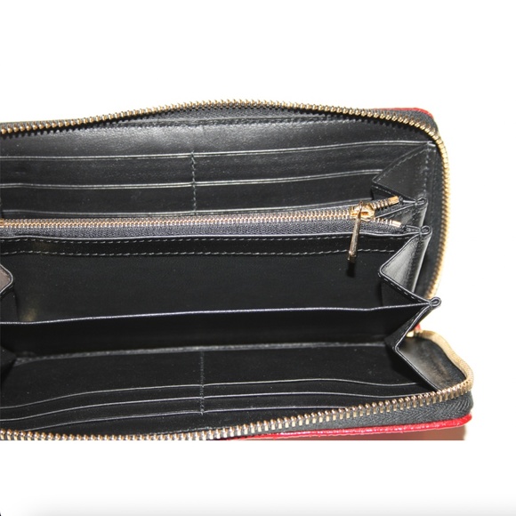 Gucci Zumi GG Horsebit Python Red Zip Around Wallet - Picture 3 of 5